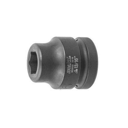 Holex Impact Socket, 1 inch Drive, 6 pt, 13/16 inch 653002 13/16